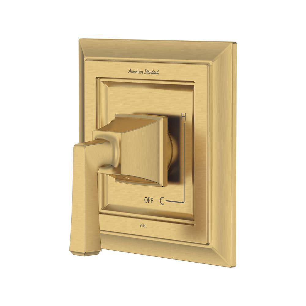 Brushed Gold Lever Shower Valve Trim Kit