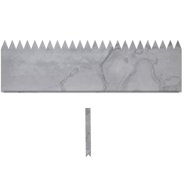 48 in. x 14 in. COR-TEN Steel Hammer-In Landscape Edging, 1/4 in. Rounded Top, 1-Pack