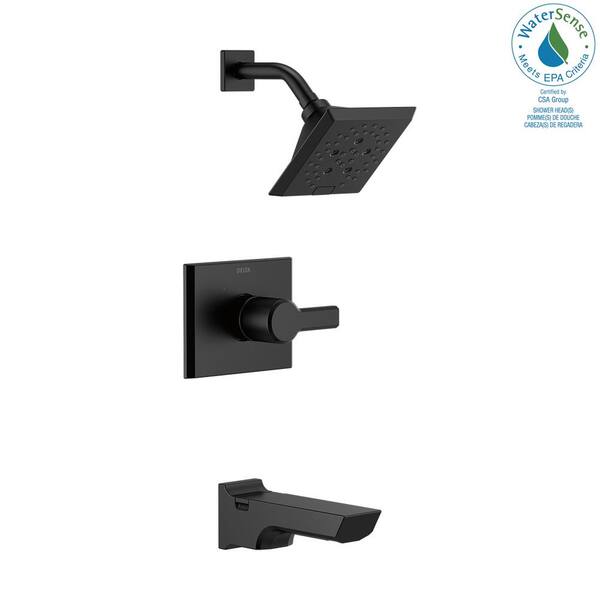 Delta Pivotal Matte Black 1-Handle Shower Faucet Delta Pivotal Matte Black 1-Handle Shower Faucet