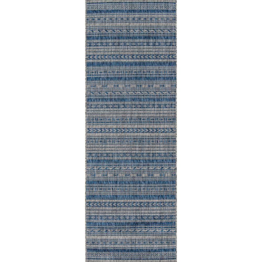 Toscana Indoor/Outdoor Area Rugs, Emporia Light Blue