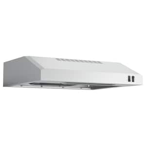 24 in. Over the Range Convertible Under the Cabinet Range Hood in Stainless Steel