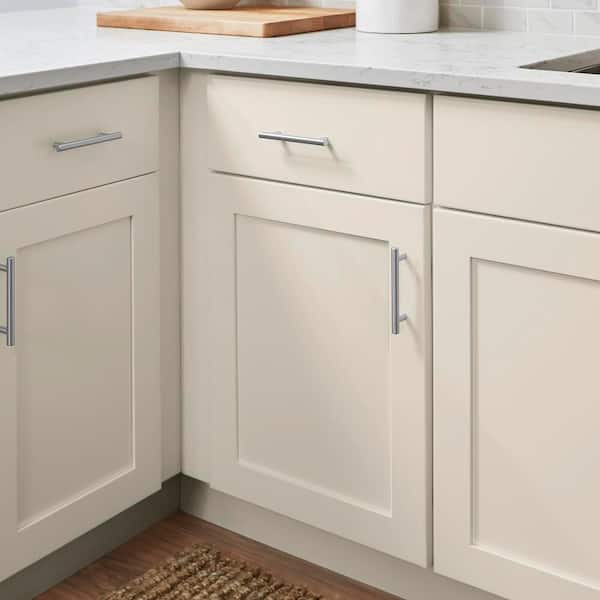 Avondale 18 in. W x 24 in. D x 34.5 in. H Ready to Assemble Plywood Shaker Base Kitchen Cabinet in Antique White