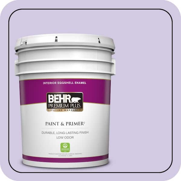5 gal. #650C-3 Light Mulberry Eggshell Enamel Low Odor Interior Paint & Primer