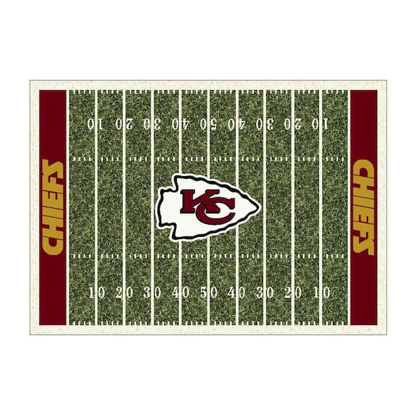 IMPERIAL Kansas City Chiefs 4 ft. by 6 ft. Homefield Area Rug