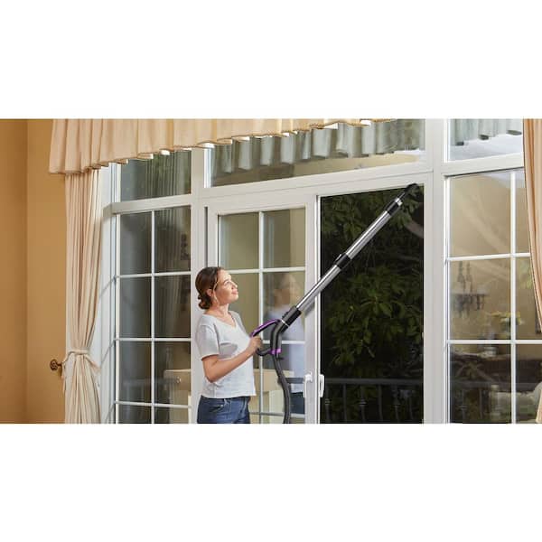 Power Nozzle Bagless Corded HEPA Filter Multisurface in Gray Canister Vacuum