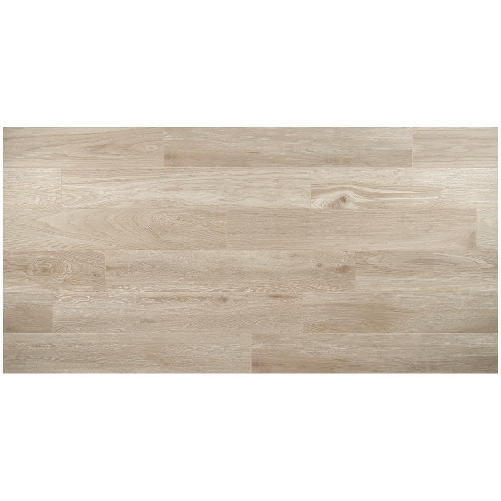 Mulberry Matte Brown Large Format Porcelain Wood Look Tile