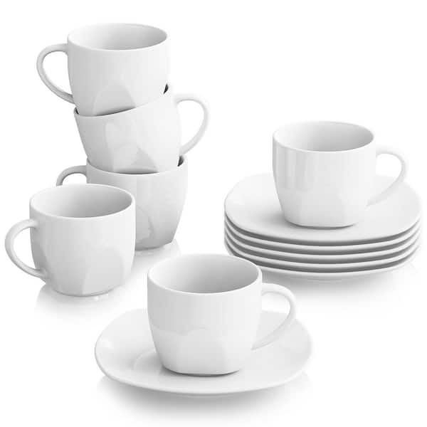 white porcelain cappuccino cups