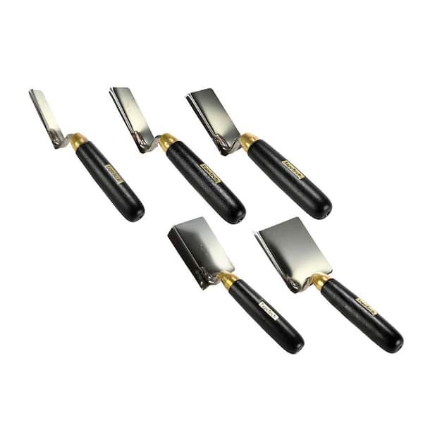 5-Piece 90° Inside Corner Edger Trowel Set