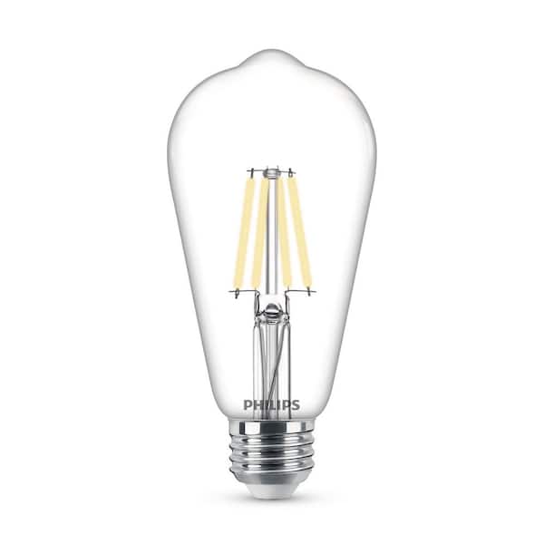 Philips Hue Filament 40-Watt EQ ST19 Tunable White E26 Dimmable Smart LED  Light Bulb in the General Purpose Light Bulbs department at