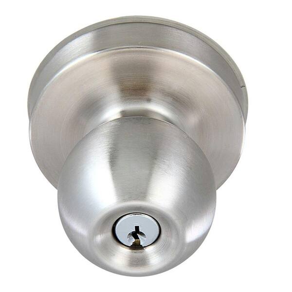 Arctek Satin Chrome Ball Storeroom Exit Device Trim Knob