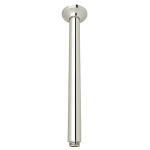 12.625 in. Shower Arm in Polished Nickel