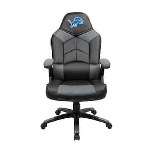 Detroit Lions Black PU Oversized Gaming Chair
