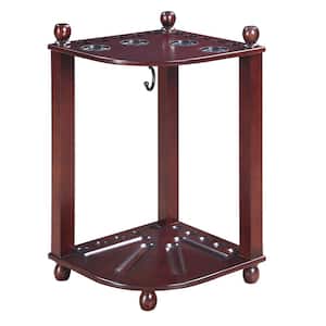 Solid Wood 6 Cue Floor Rack Holder 37-0014 - The Home Depot
