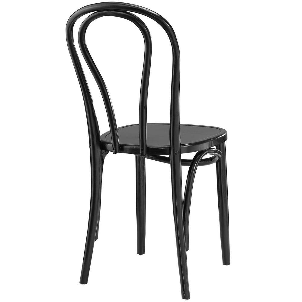 Eon Black Elm Wood Low Side Chair