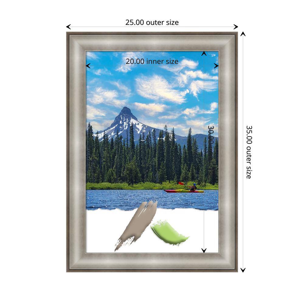 Imperial Silver Polystyrene Wall Picture Frame 20x30