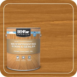 1 gal. #ST-533 Cedar Naturaltone Semi-Transparent Penetrating Oil-Based Exterior Waterproofing Wood Stain