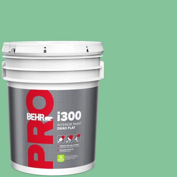 BEHR PRO 5 gal. #P410-4 Willow Hedge Dead Flat Interior Paint