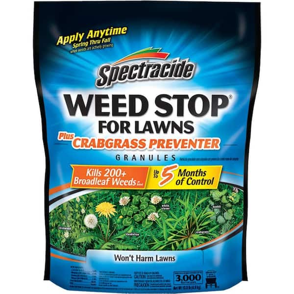 Spectracide 10.8 lbs. Weed Stop For Lawns Plus Crabgrass Preventer Granules, Up To 5 Months Of Control