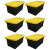 Flow Wall Small Black Plastic Storage Bins ( 5-Pack) FBS-HB210-5B - The  Home Depot