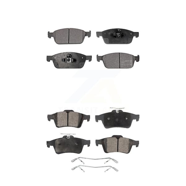 TEC Front Rear Ceramic Brake Pads Kit For Ford Escape Transit Connect KTC-100272