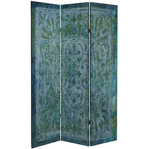 King's Garden 6 ft. Printed 3-Panel Room Divider