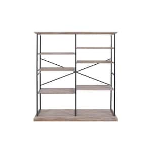 Claremont Black Industrial 5 Tier Pipe Shelving Unit 19 in. x 62 in. x 70 in.