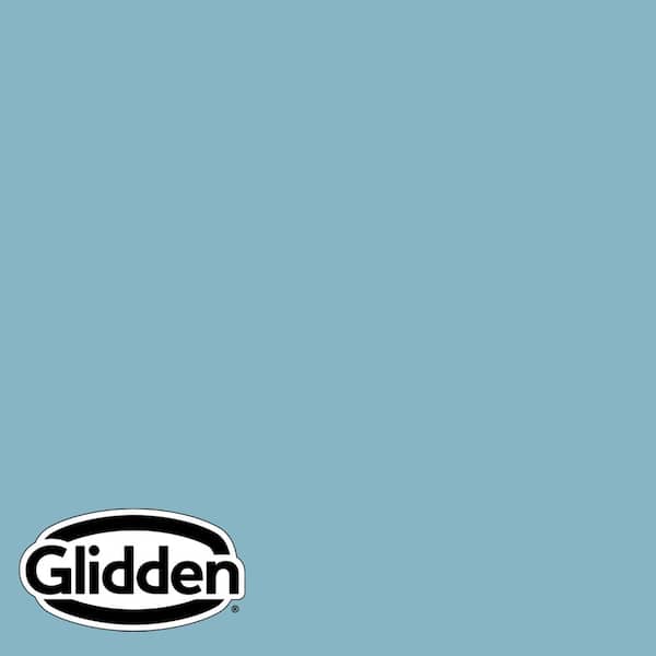 Glidden Premium 1 gal. PPG1151-4 Crystal Lake Satin Interior Latex Paint