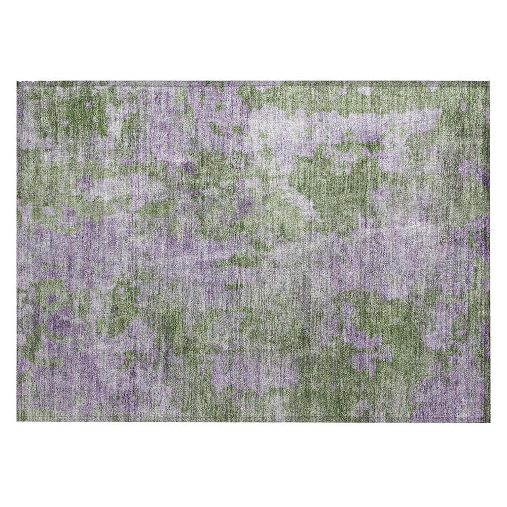 Green and Purple 2 ft. x 3 ft. Woven Abstract Rectangle Indoor/Outdoor Area Rug price history on PriceWatchPro