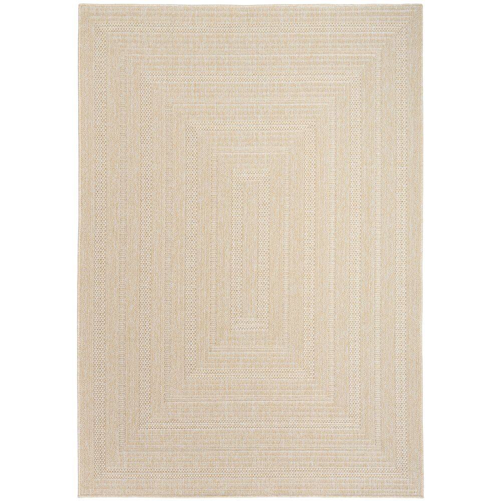 Tulum Cream 5 ft. x 7 ft. Linear Contemporary Area Rug price history on PriceWatchPro