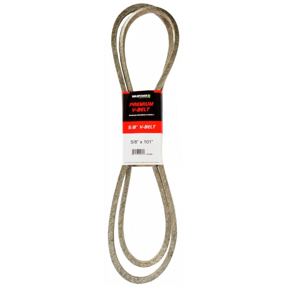 MaxPower 5/8 in. x 101 in. Premium V-Belt 347646 - The Home Depot