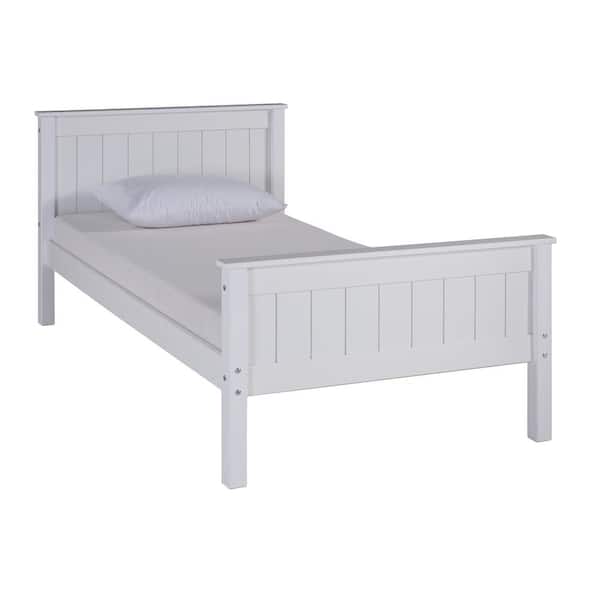 Alaterre Furniture Harmony White Twin Bed