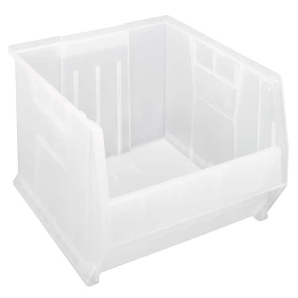 Quantum Hulk 28 Gal. Storage Tote in Clear (1-Pack)