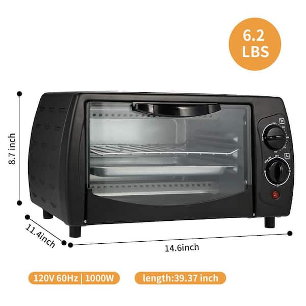 Black and Decker 4 slice toaster oven New open box - Toasters