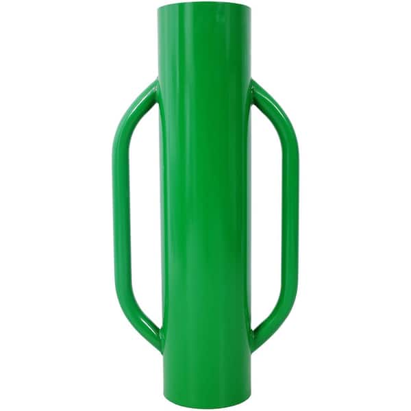 maocao hoom Fence Post Driver, 37LB Metal Fence Post Driver with Handle, Heavy Duty T Post Pounder Rammer for Installing Fence Post