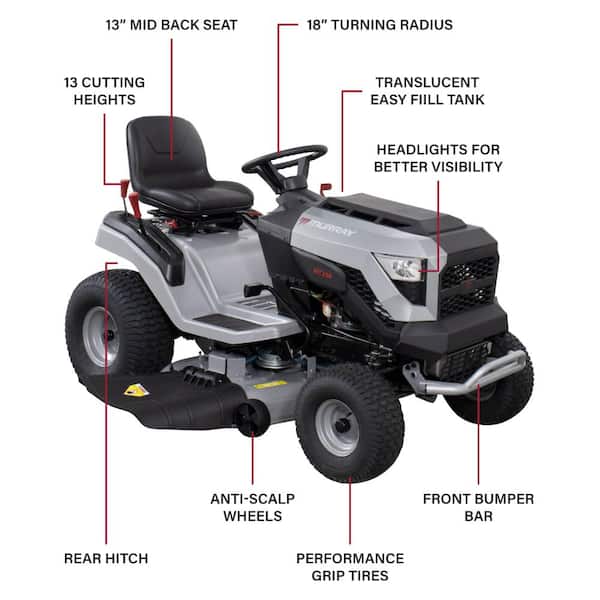 Murray MT200 42 in. 19.0 HP 540cc EX1900 Series Briggs and Stratton Engine  Automatic Gas Riding Lawn Tractor Mower MYT4219000 - The Home Depot