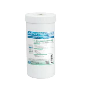 10 in. Big Blue Specialty Chloramines and Hydrogen Sulfide Removal Replacement Water Filter Cartridge