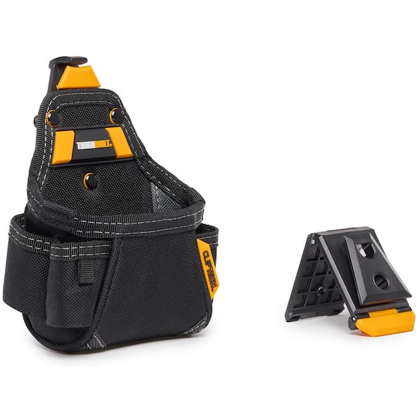 Tape Measure/All Purpose Pouch in Black with ClipTech adaptability and 6-layer No-Snag Hidden-Seam construction