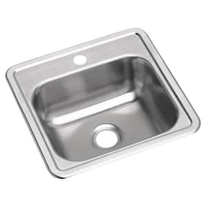 Dayton 22 Gauge Stainless Steel 12 in. 1-Hole Drop-in Bar Sink