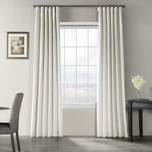 Mist Grey Solid Rod Pocket Room Darkening Curtain - 50 in. W x 96 in. L