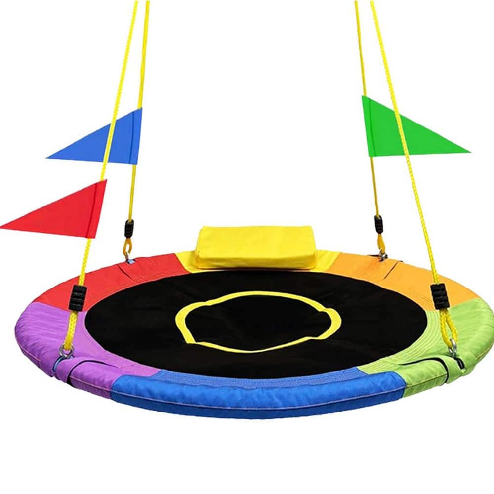 Spider Web Tree Swing 40 in. with Handles 850 lbs. Capacity 6