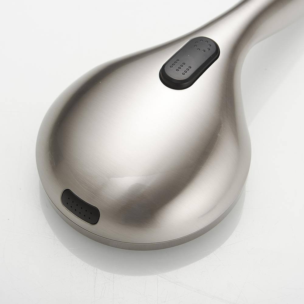 Brushed Nickel Dual Function Handheld Rain Shower Faucet Set