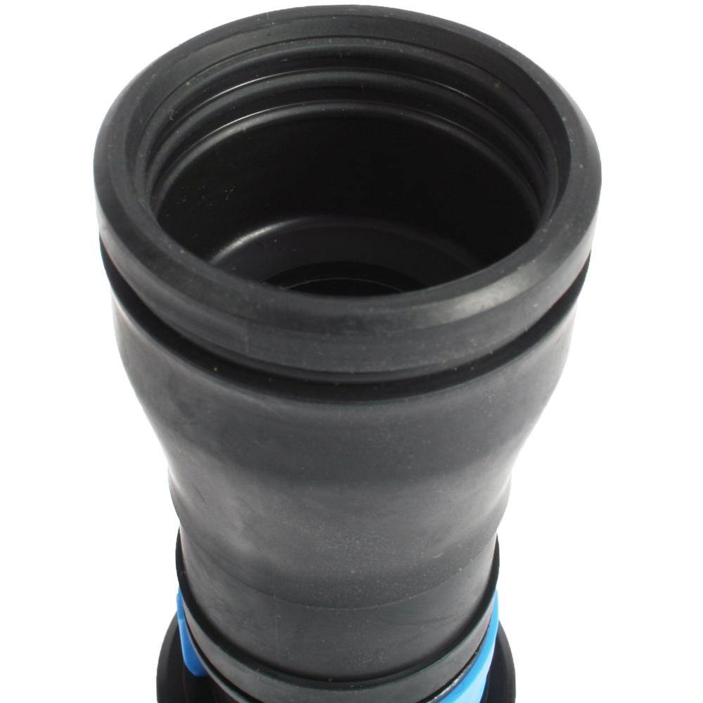 30 Ft. Gray Flexible Vacuum Hose with Multi-Brand Adapters