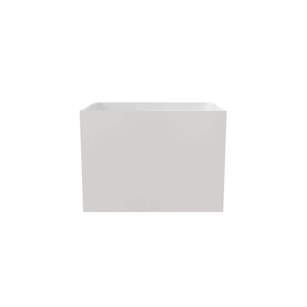 35.43 in. x 27.55 in. Freestanding Soaking Bathtub with Built-in Seat in Gloss White durable construction price history on PriceWatchPro