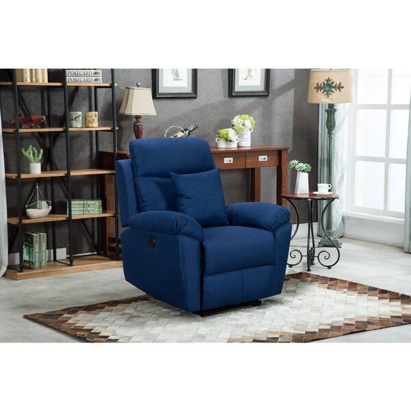 linen recliner chair