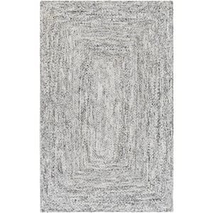 Cologne Charcoal Modern 6 ft. x 9 ft. Indoor Area Rug