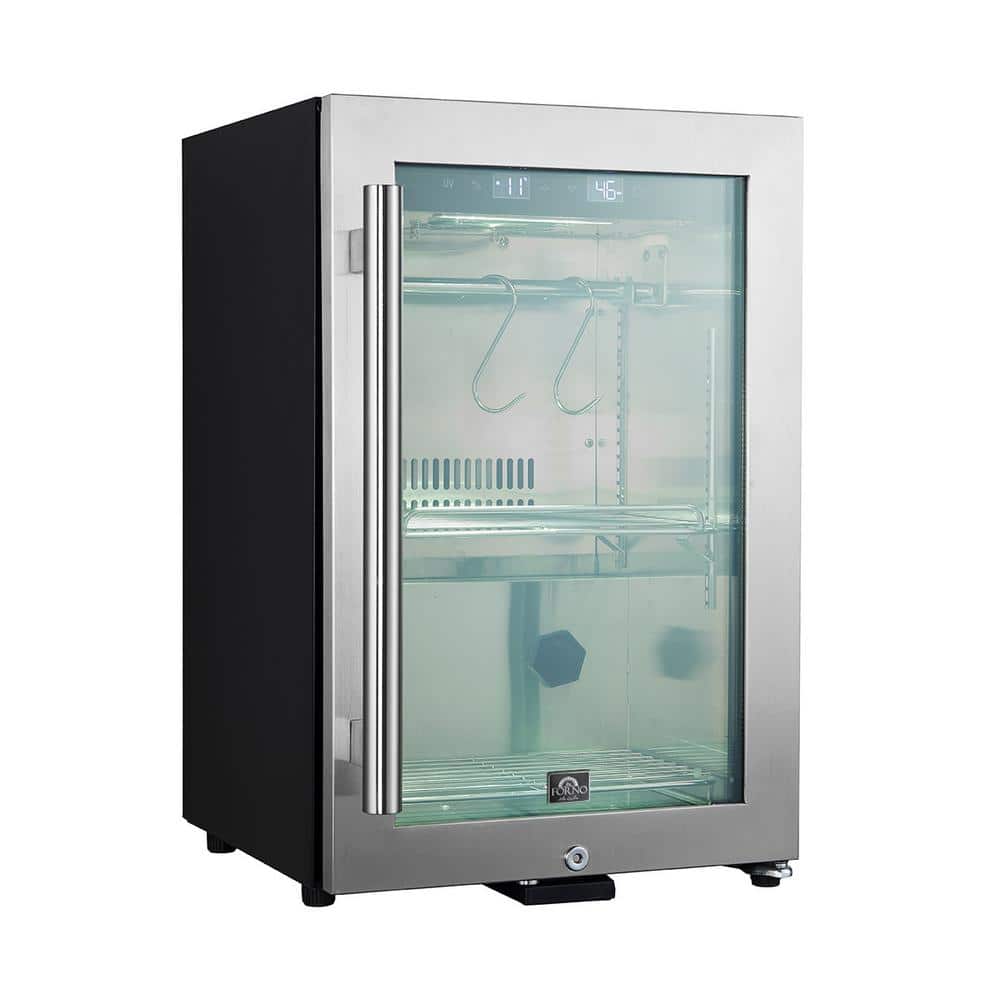 Asciutto 17 in. Mini Dry Aging Dehydrator Refrigerator in Stainless Steel 1 Tray