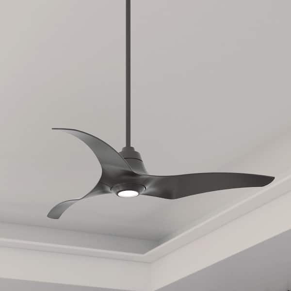 Arwen 60 in. Integrated LED Indoor Granite Ceiling Fan with Light Kit and Remote Included