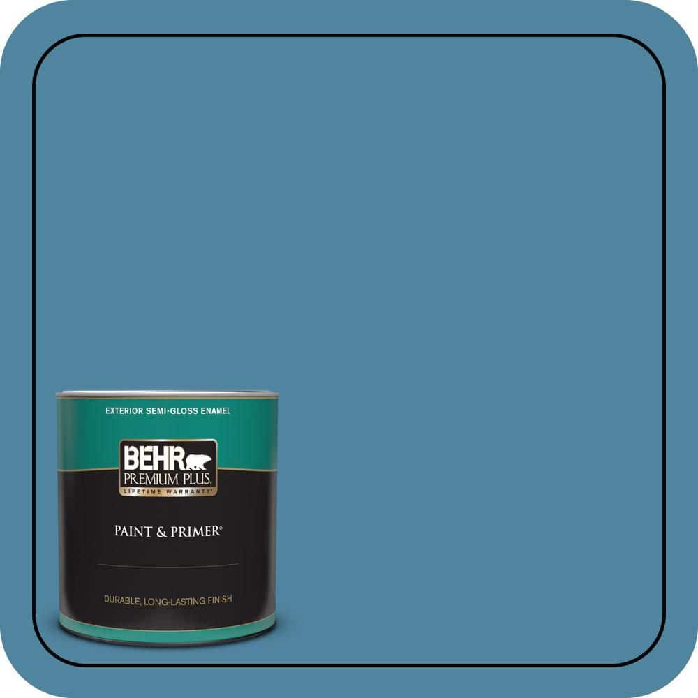 1 qt. #S490-5 Jay Bird Semi-Gloss Enamel Exterior Paint & Primer price history on PriceWatchPro