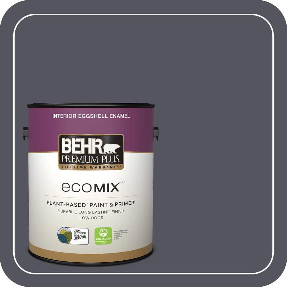 1 gal. #N540-7 Coal Mine Eggshell Enamel EcoMix Plant-Based Interior Paint & Primer price history on PriceWatchPro