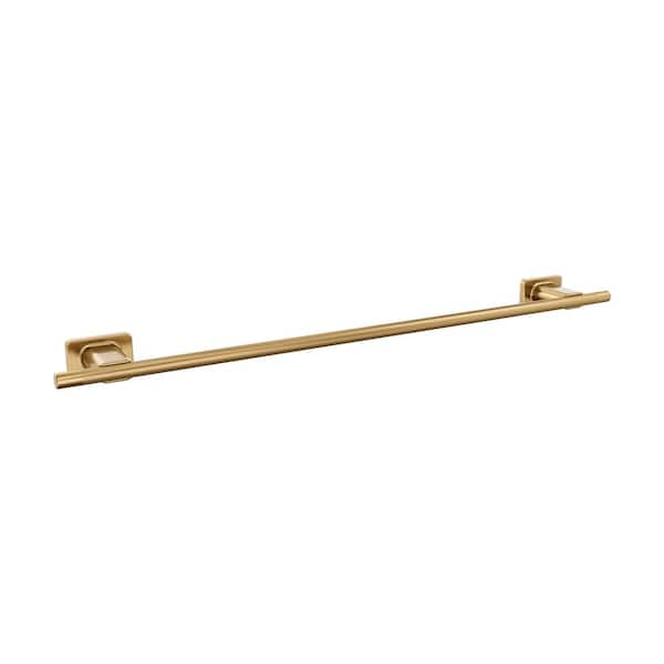 Bronx 24 in. Wall Mounted Towel Bar in Champagne Bronze